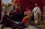 Ettore Forti The Carpet Merchant painting